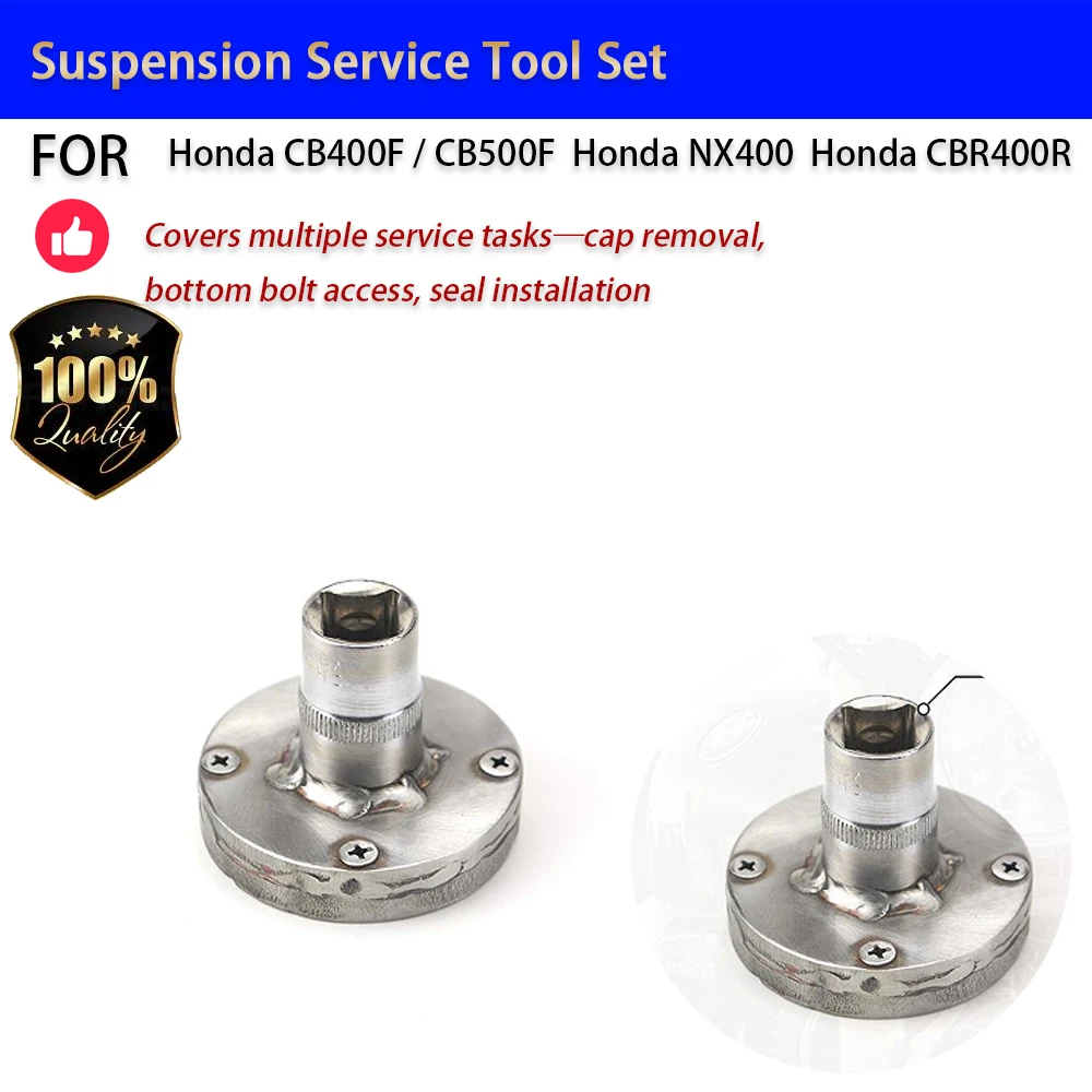 For Honda CB400F CBR400R NX400 Fork Service Tool Set 41mm Cap Wrench Seal Installer Accesorios Moto Accessori Moto