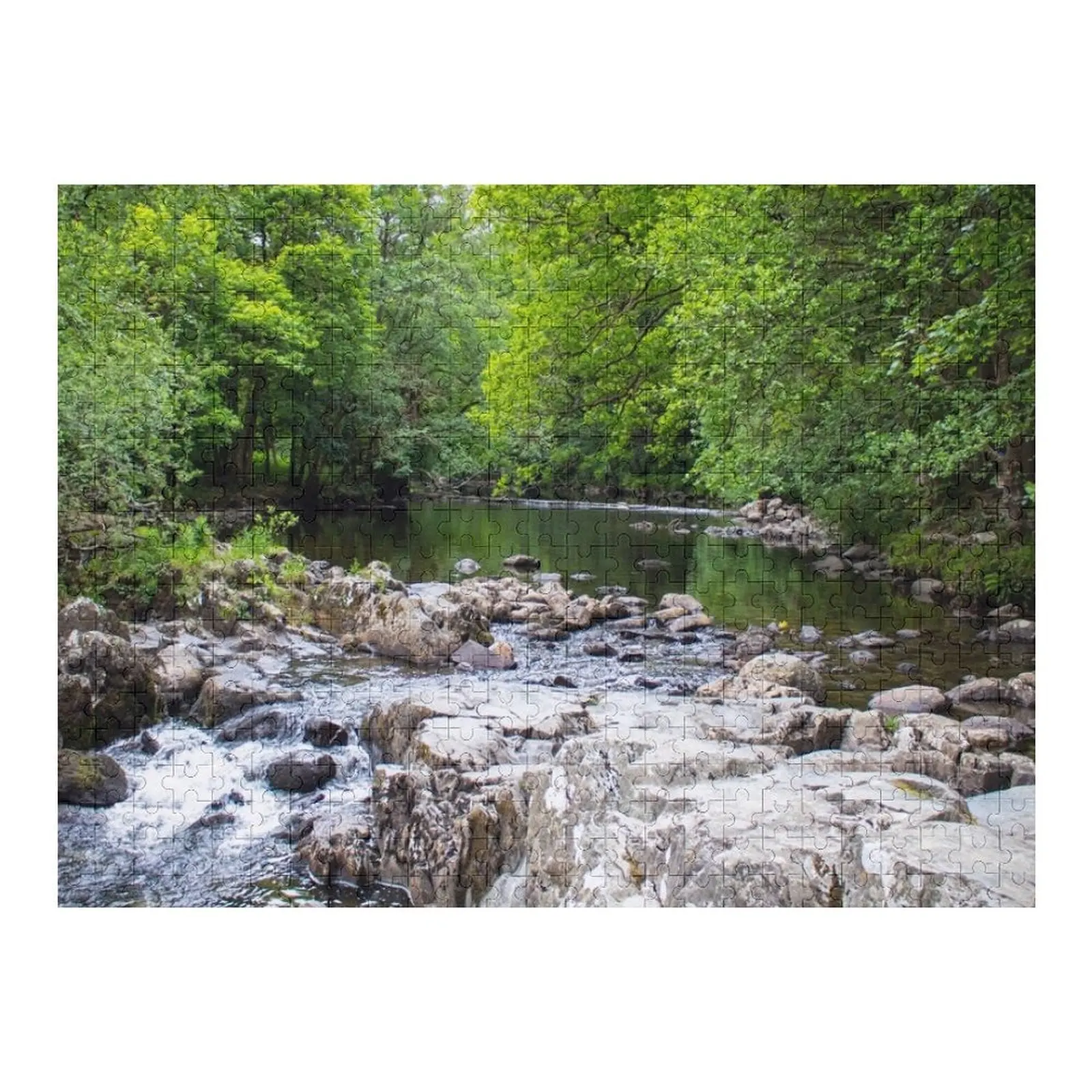 

River running through Betws y coed in North Wales Jigsaw Puzzle Personalized Baby Toy Jigsaw For Kids With Photo Puzzle