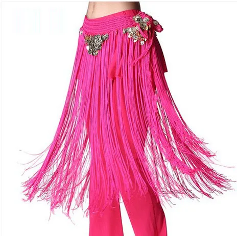 Belly dance costumes senior gold coins tassel  belly dance belts for women belly dance costume hip scarf