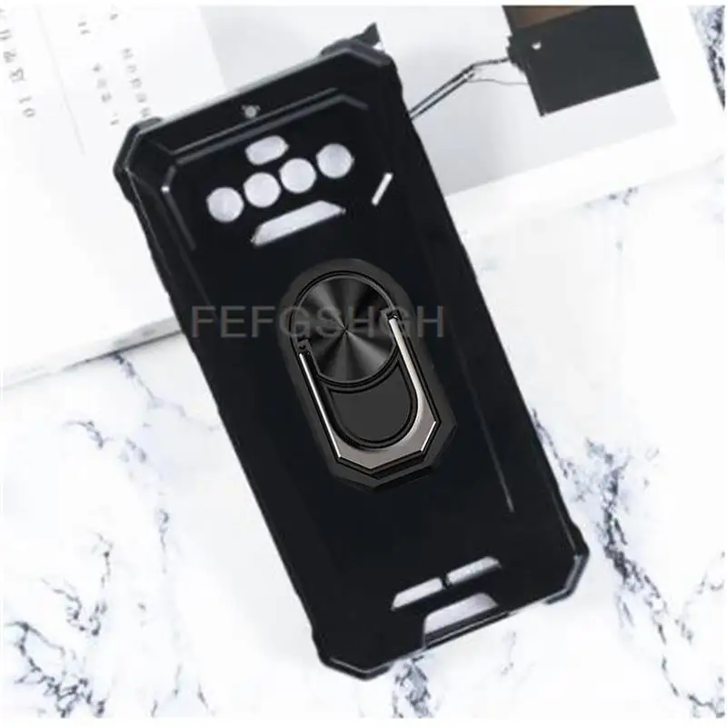 For Oukitel IIIF150 R2022 F150 R2022 Back Finger Ring Soft TPU Silicone Case For IIIF150 R2022 Phone Cover