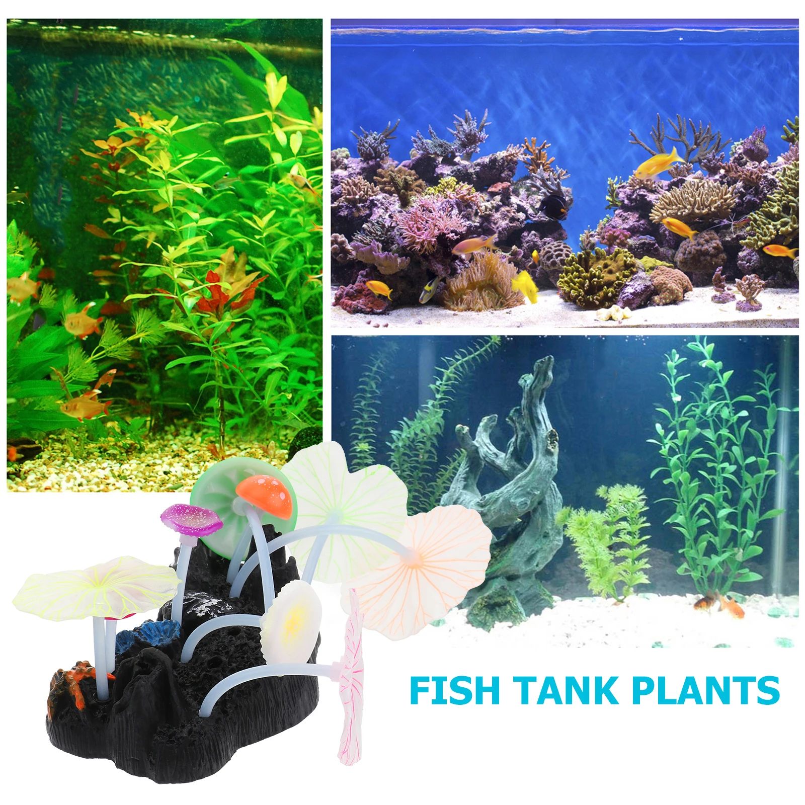 

Lotus Leaf Decorations Artificial Plants for Fish Tank Aquarium Lifelike Ornament Non Toxic Easy Washing Rot Resistant Suitable