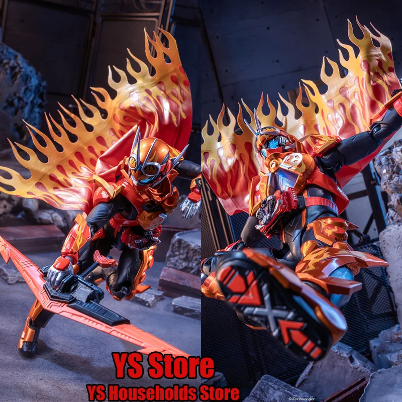 

1/12 Scale Gotchard Daybreak Figure Mini Orange Scarf Ripped Cloak Clothes Toys Accessory For 6" Shf Kamen Rider Soldier Body