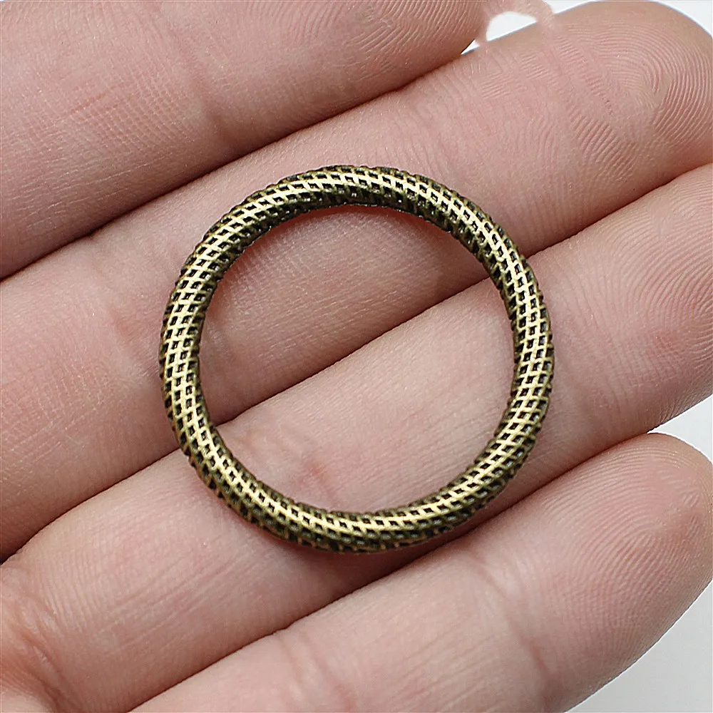 5pcs Big Round Circle Charms for DIY Jewelry Making