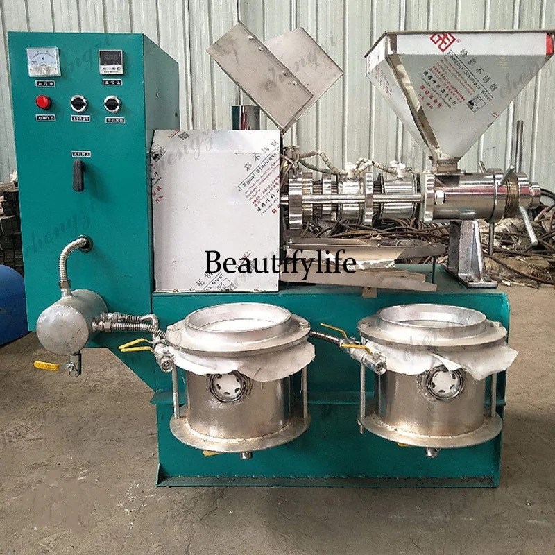 Máquina Comercial para Prensar Aceite de Maní, Extractor de Aceite de Nuez de Coco y Otros Nueces, 30-60 Kg/H