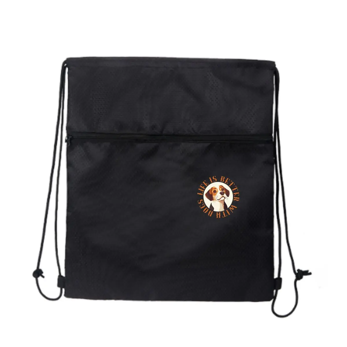 

Стильная спортивная сумка на молнии Happy Dog's Better Life: спортивный дизайн для любителей фитнеса