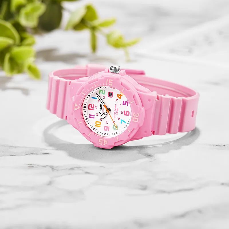 ساعة كاسيو للرجال 30 متر كوارتز مقاومة للماء، ساعة عصرية للجنسين مع عقارب مضيئة مثالية للطلاب