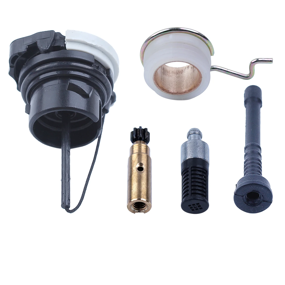 Oil Pump Worm Gear Oil Filter Line Oil Cap Oil Line fit Stihl 021 023 025 MS210 MS230 MS250 Chainsaws