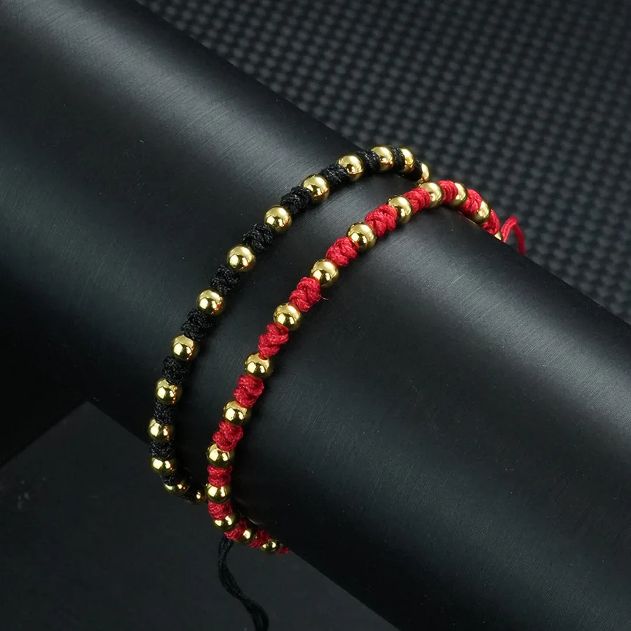 3 Styles Handmade Lucky Red String Bracelet Set