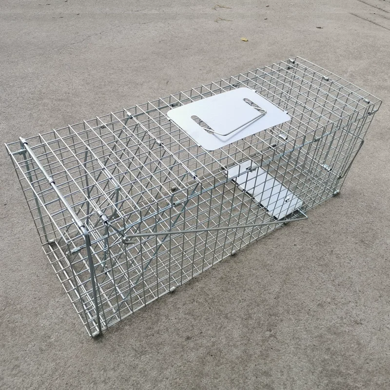 Animal Trap Cage Large Collapsible Stainless Steel Weasel Combined Automatic Continuous Rat Traps Cat Trap Cage Best Cat Traps