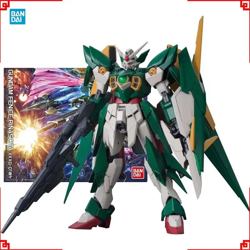 Bandai Gundam Model Kit MG Fenice Rinascita Action Figure Gunpla Building Kit Gundam Collectibles Anime Figures Toys Boys Gift