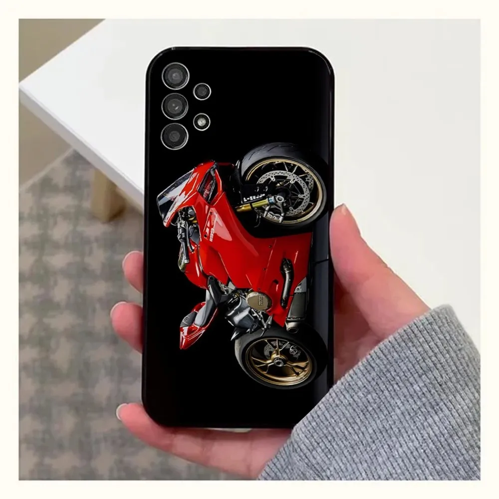 Sport D-Ducaties Cool Motorrad Phone Case For Samsung Galaxy A13,A21s,A22,A31,A32,A52,A53,A71,A80,A91 Soft Black Cover