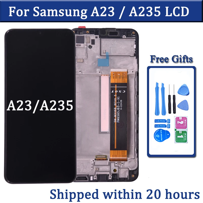 6.6 \'\'per Samsung A23 A235 A235M SM-A235F/DS Display LCD Touch Screen Digitizer Assembly per Samsung A235F LCD