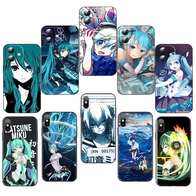 

PO2 Anime Hatsune Miku Vocaloid Soft Silicone for Samsung Galaxy A53 A73 5G A12 A21s A11 A51 A52 A72 4G 5G Cover