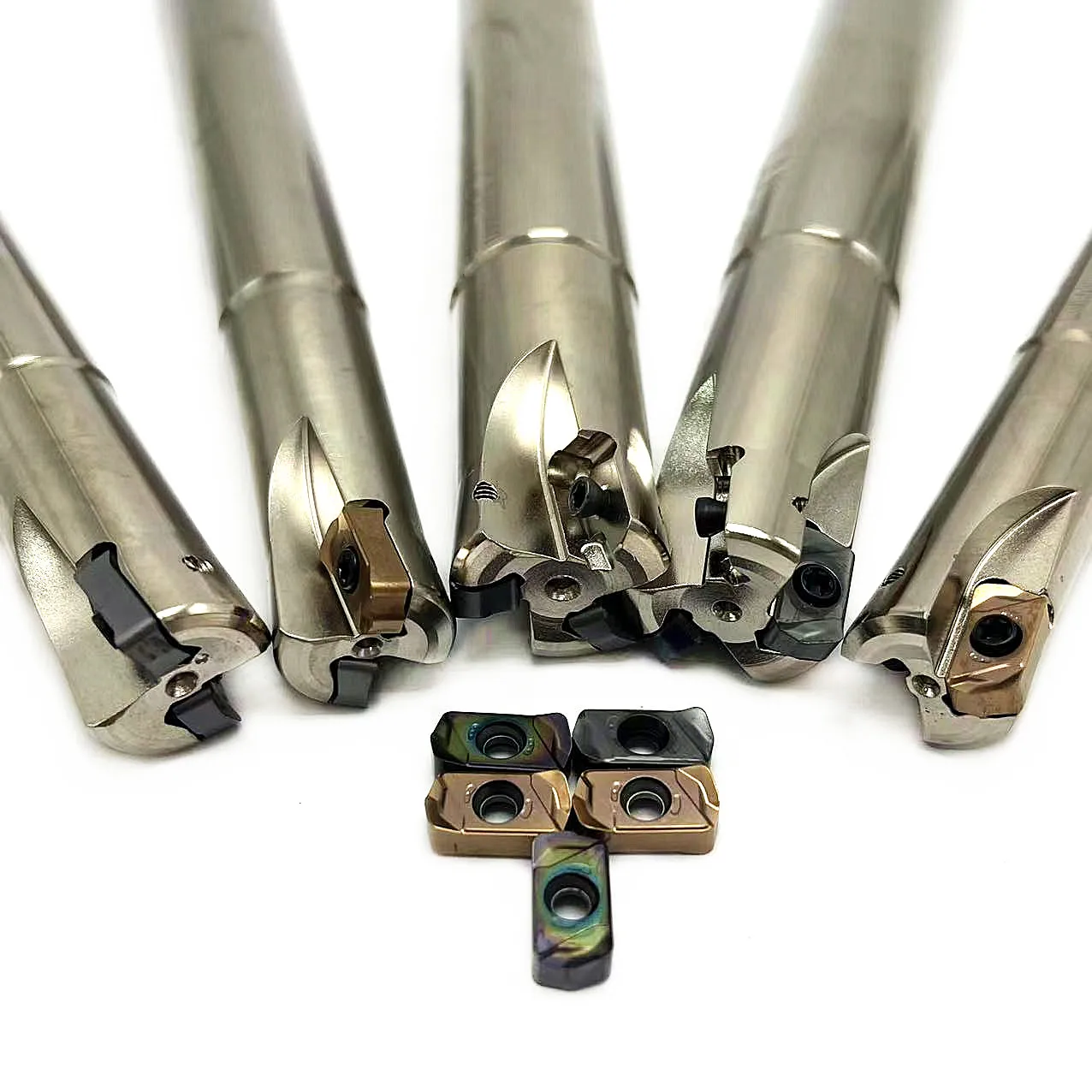 High quality EXN03R CNC Fast Feeding Lathe Machining Alloy End Mill Shank LNMU0303 Double Side Carbide Insert Milling Cutter