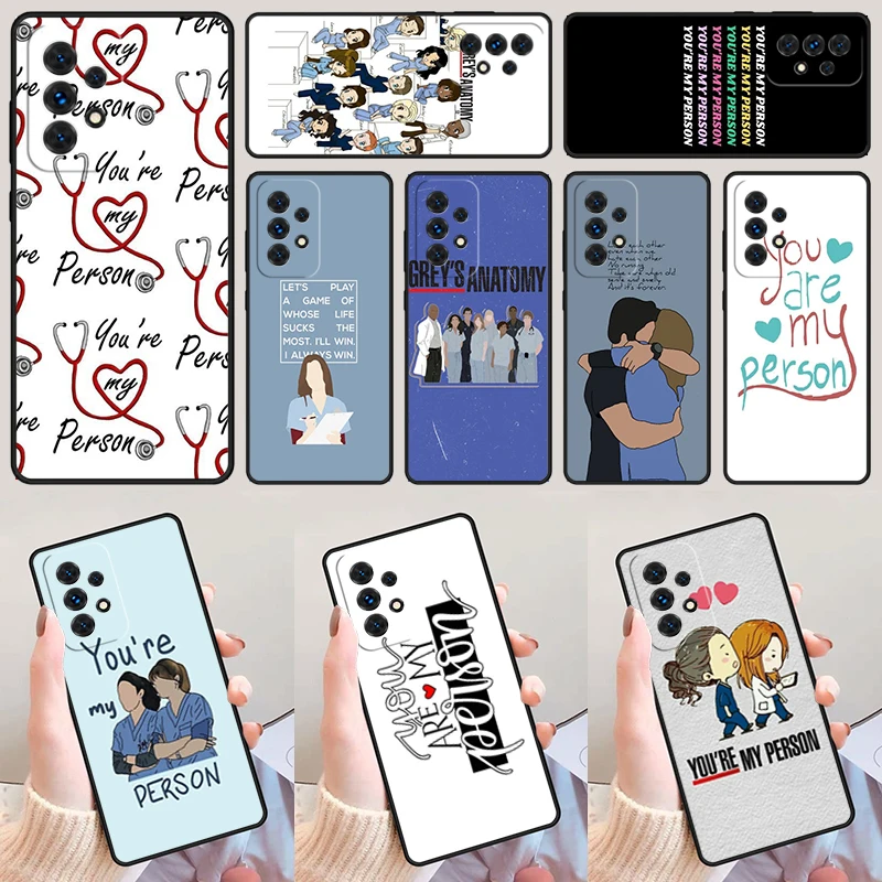 

Greys Anatomy You are my person For Samsung A52 A72 A73 A20e A21S A50 A70 A11 A12 A42 A31 A40 A51 A71 A32 A80 A91 Phone Case