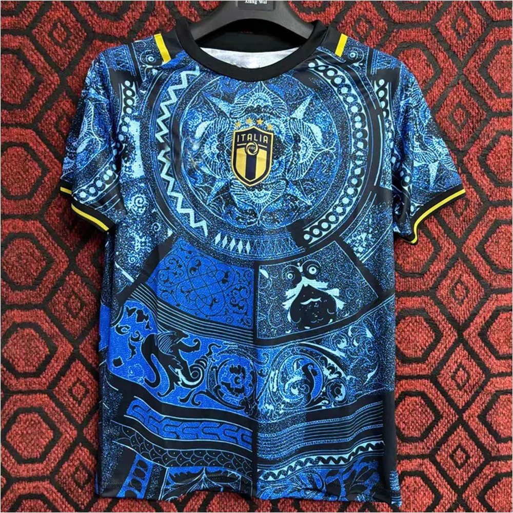 2024 Italian T-shirt Special Edition Shirt Men's Football Tops Tees Sportswear Men Women Commemorative Camiseta T-shirt Clothing