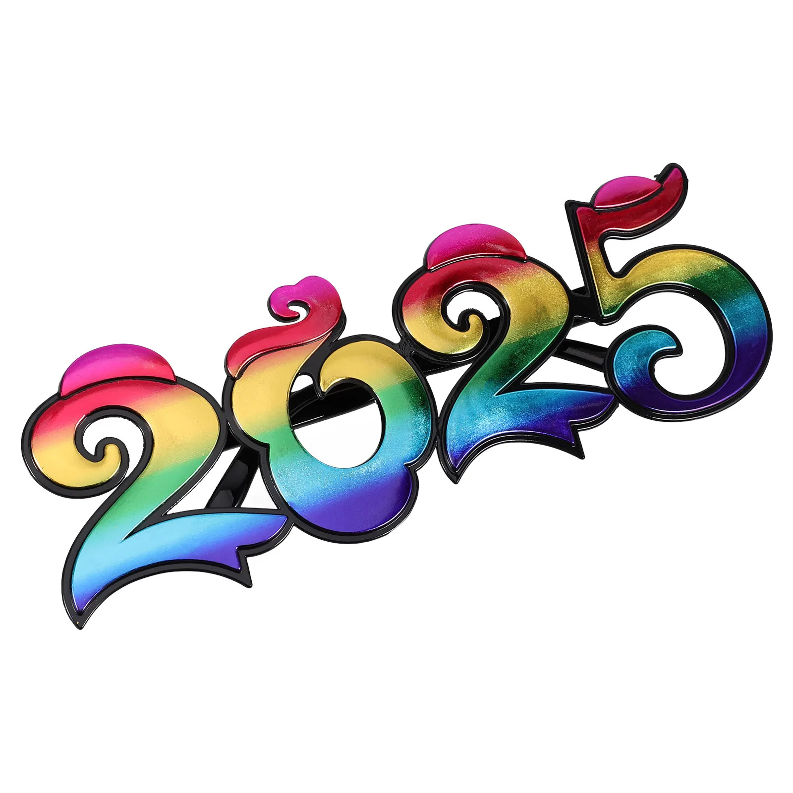 2025 نظارات مضحكة للعام الجديد نظارات الحفلات صور الدعامة لوازم احتفال ليلة رأس السنة الجديدة 2025 النظارات #4