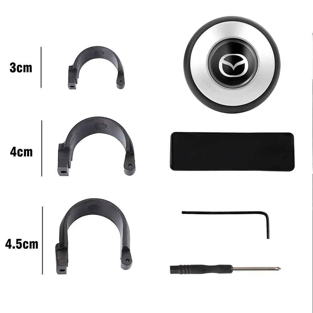 Universal  Car 360 Degree Rotating Steering Wheel Booster Power Handle Ball Steering Gear For Mazda 2 3 7 MS Axela CX-5 CX-3 323