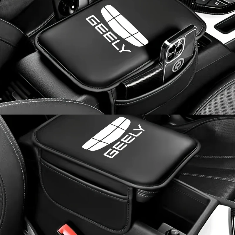 Aplicable a las almohadillas para reposabrazos de automóviles Geely, almohadillas para la consola central, cajas para reposabrazos, almohadillas elevadoras y bolsillos de almacenamiento.