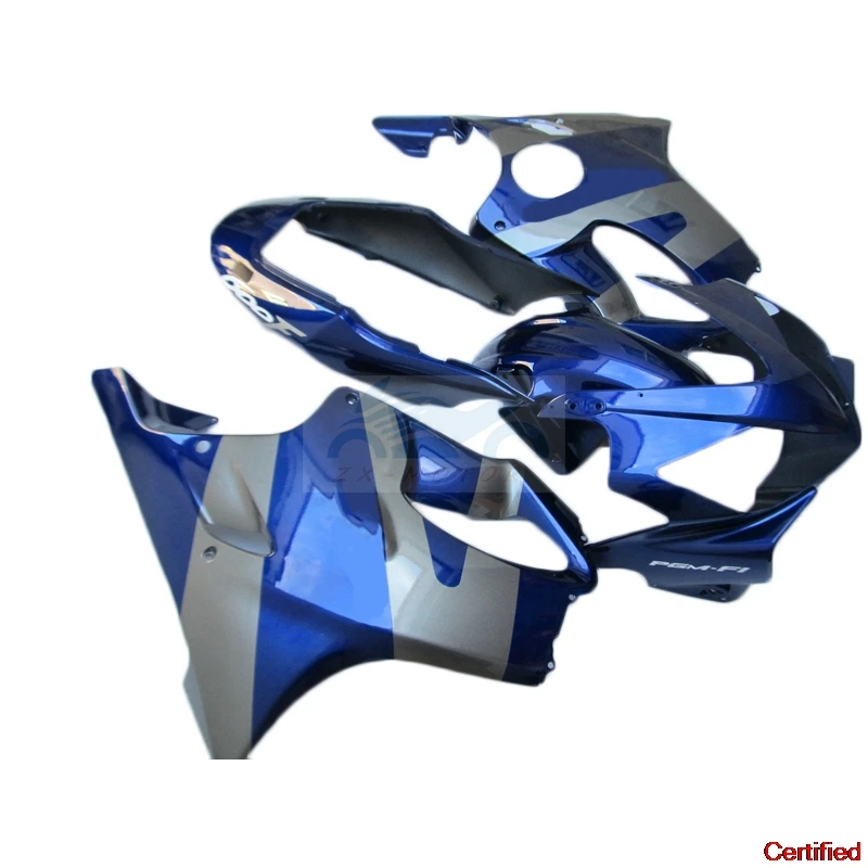 

Сине-белые обтекатели подходят для Honda CBR600 F4I 2004 2005 2006 2007, комплект обтекателей CBR600 F4i 04 05 06 07 HS87