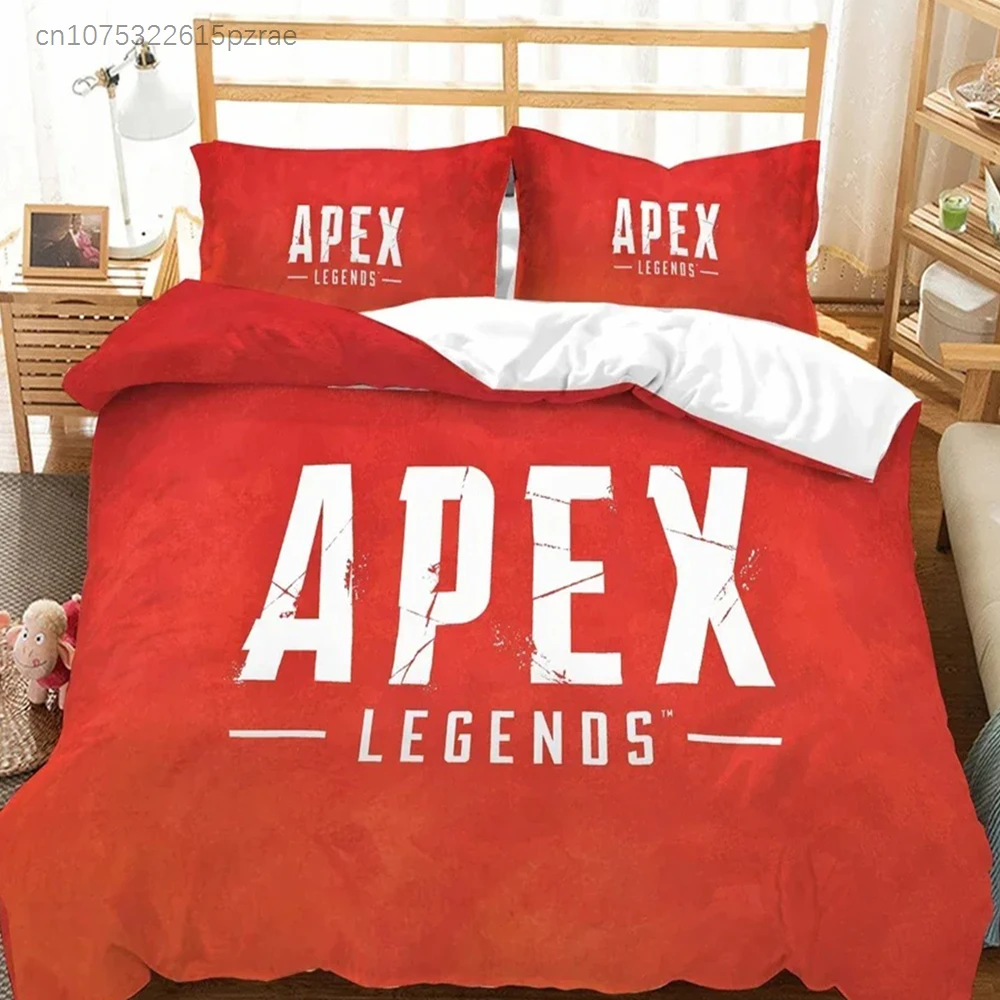 3D Printed Game APEX Legends Bedding Set 3D Printed Suitable For Bedroom Duvet Cover Set With Pillowcases Kids Home Textile