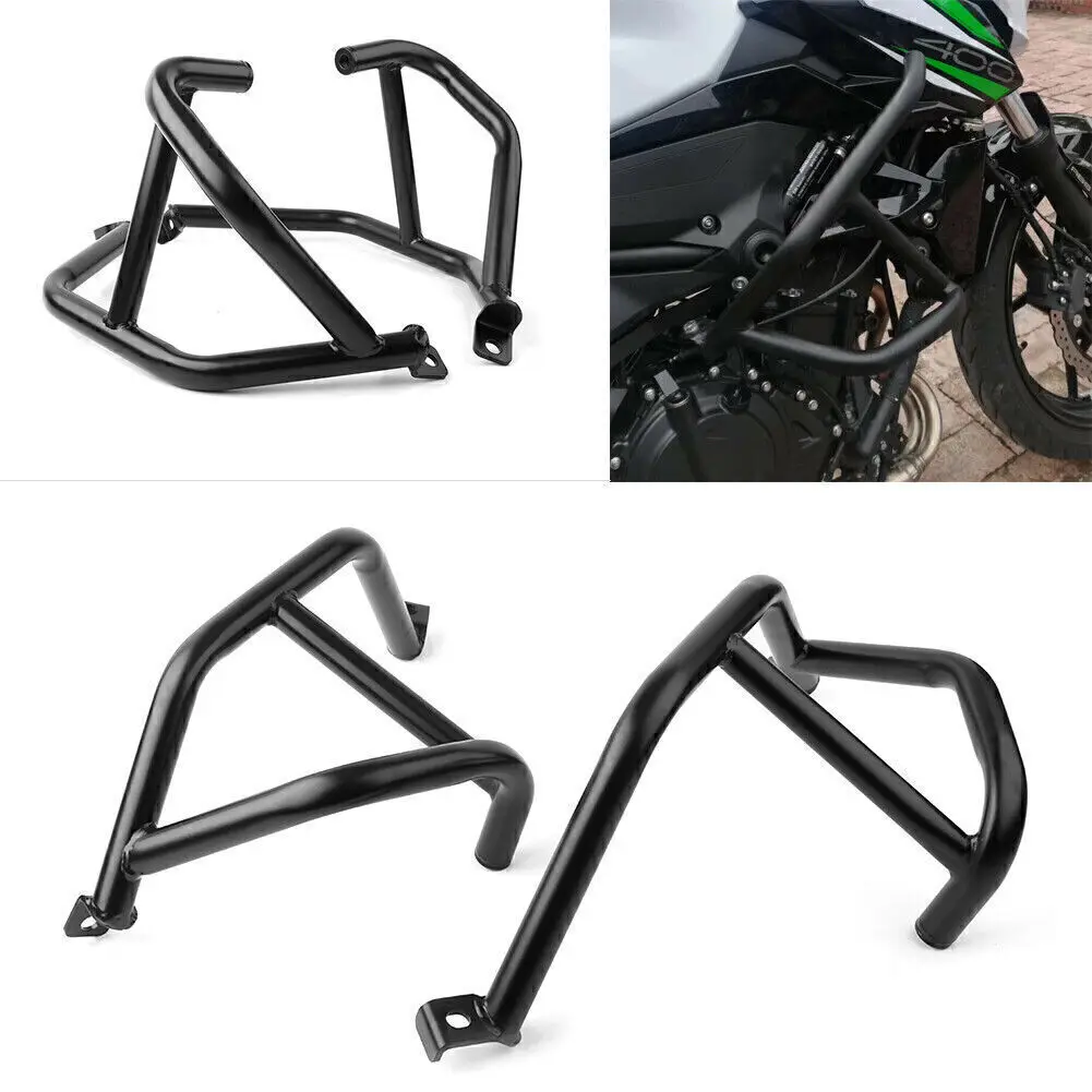 Engine Crash Guard Frame Protector Highway Bar For Kawasaki Ninja 400 Z400 18-22