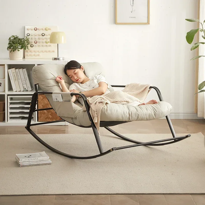 

Lazy Sofa, Double Rocking Chair, Adult Reclining Chair, Home Balcony Lounge Chair, Rocking Chair