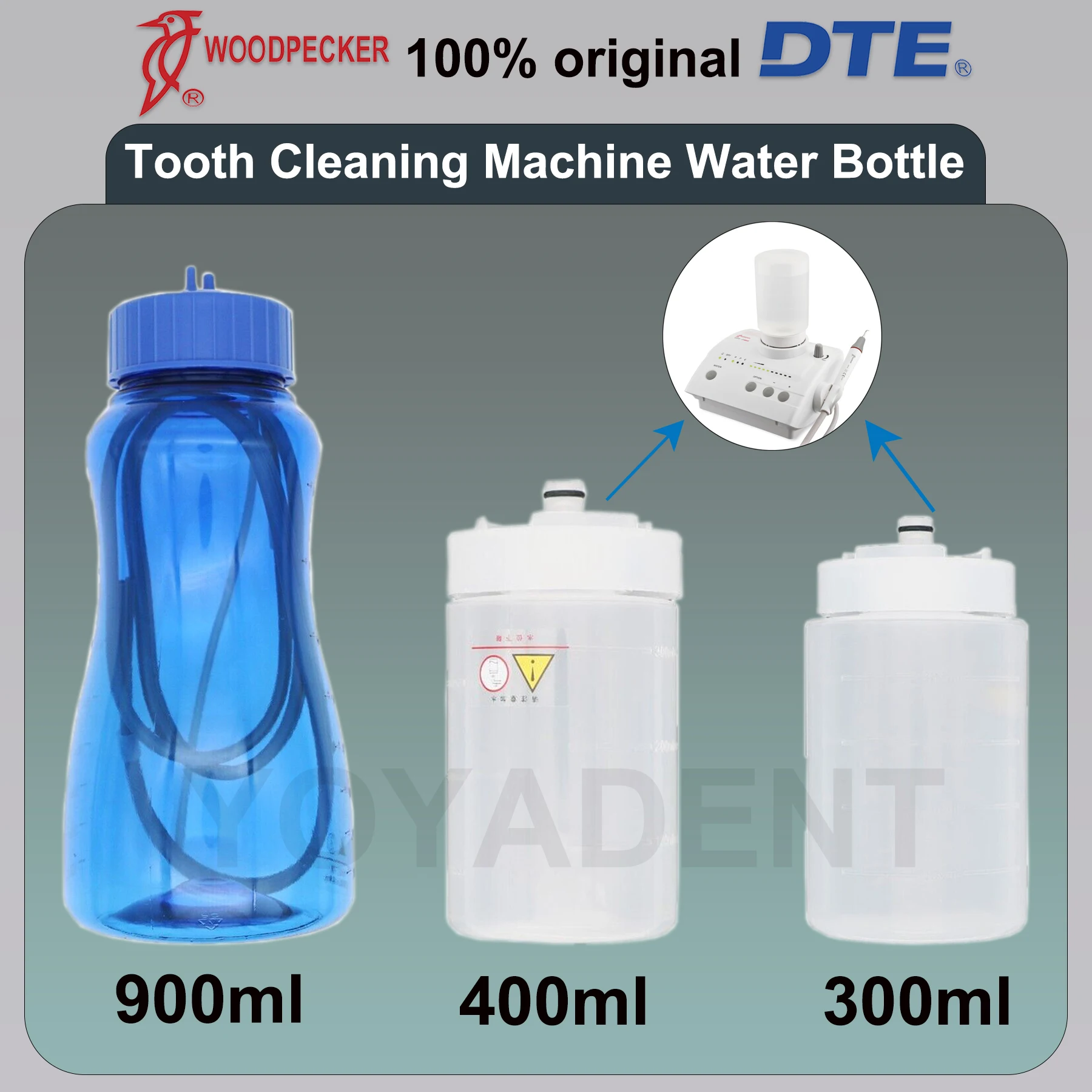 

Woodpecker DTE Dental Water Bottle Ultrasonic Scaler Replacement Water Bottle For D7 UDS-E Scaler/AT-1 Auto Supply System