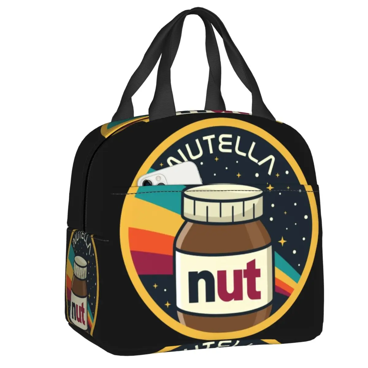 None Nutella Jar Insulated Lunch Bag 5