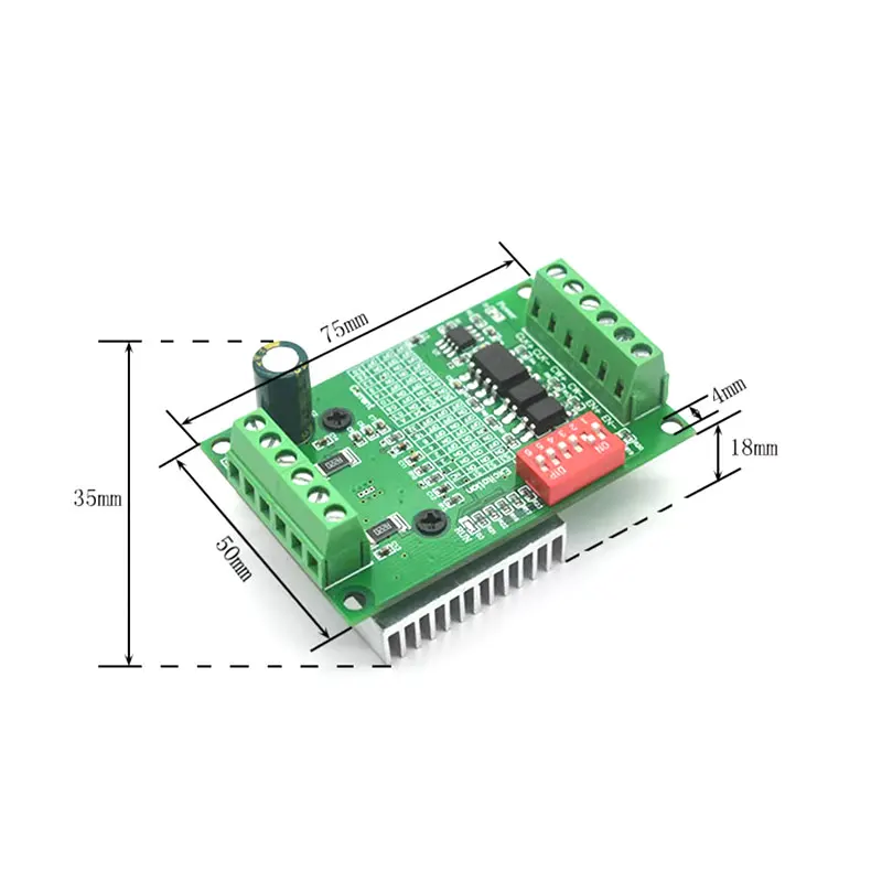 TB6560/TB6600 3.0A Stepper Motor Driver Controller Board 9V-36V CNC Rounter Control Low Voltage Over Heat Current Protection