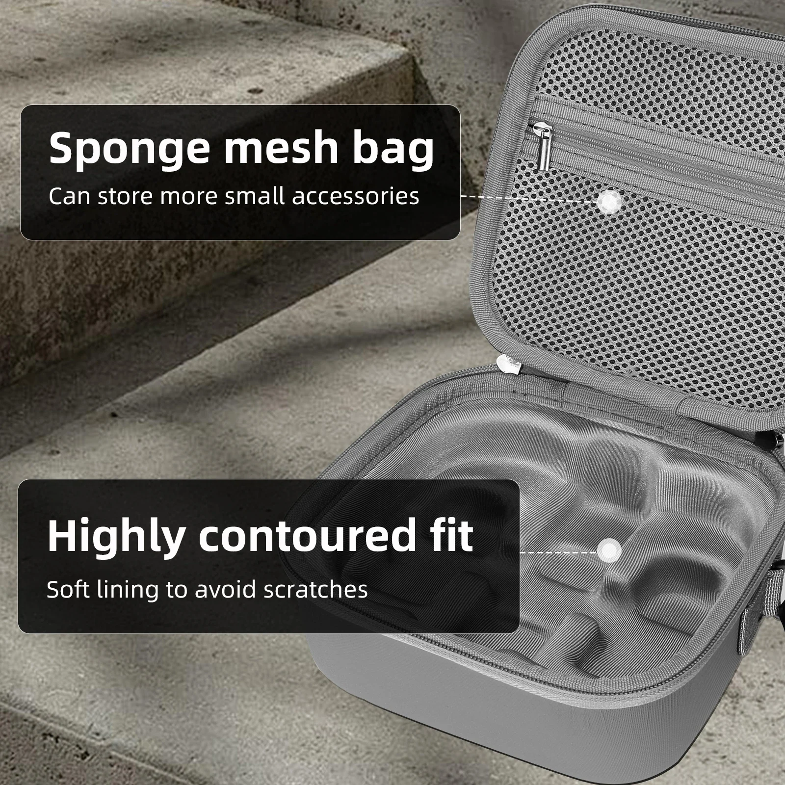 Чехол для хранения дрона для DJI NEO Acce, портативный, против царапин, пылезащитный, устойчивый к падениям, защитная сумка с твердым корпусом и хранилищем аккумулятора