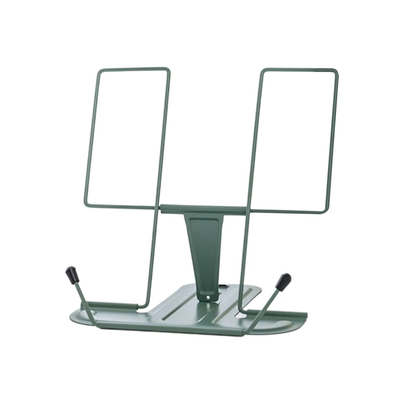 Adjustable Book Holder Kitchen Metal Page Clips Portable Textbooks Holder Stand for Reading Hands