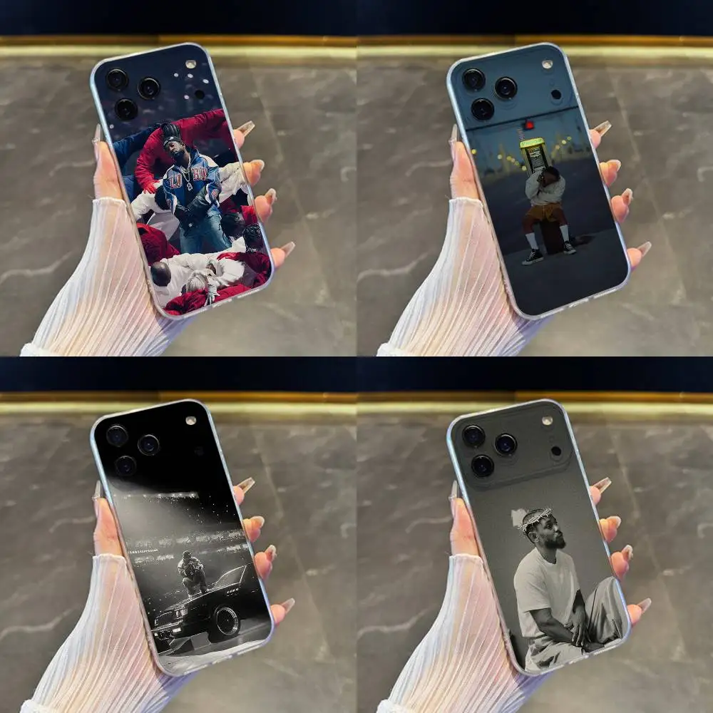 

Kendrick Lamar Phone Case For iPhone 17,16,15,14,13,12,11 Pro,Max,Plus,X,XS,XR,SE4,E Mini Transparent Soft Cover