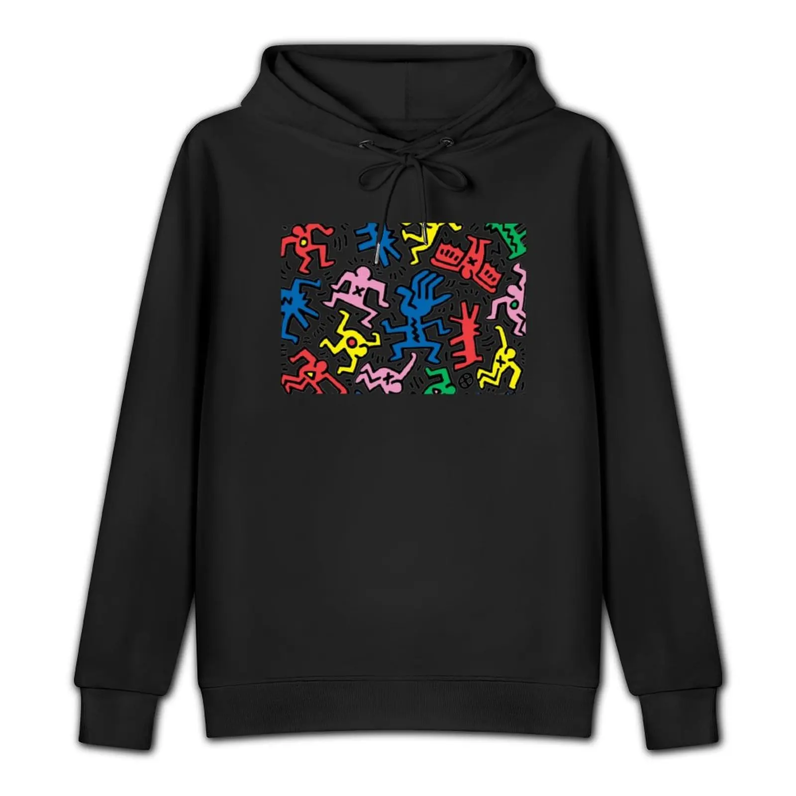 Haring pop art Pullover Hoodie korean style clothes graphic hoodies