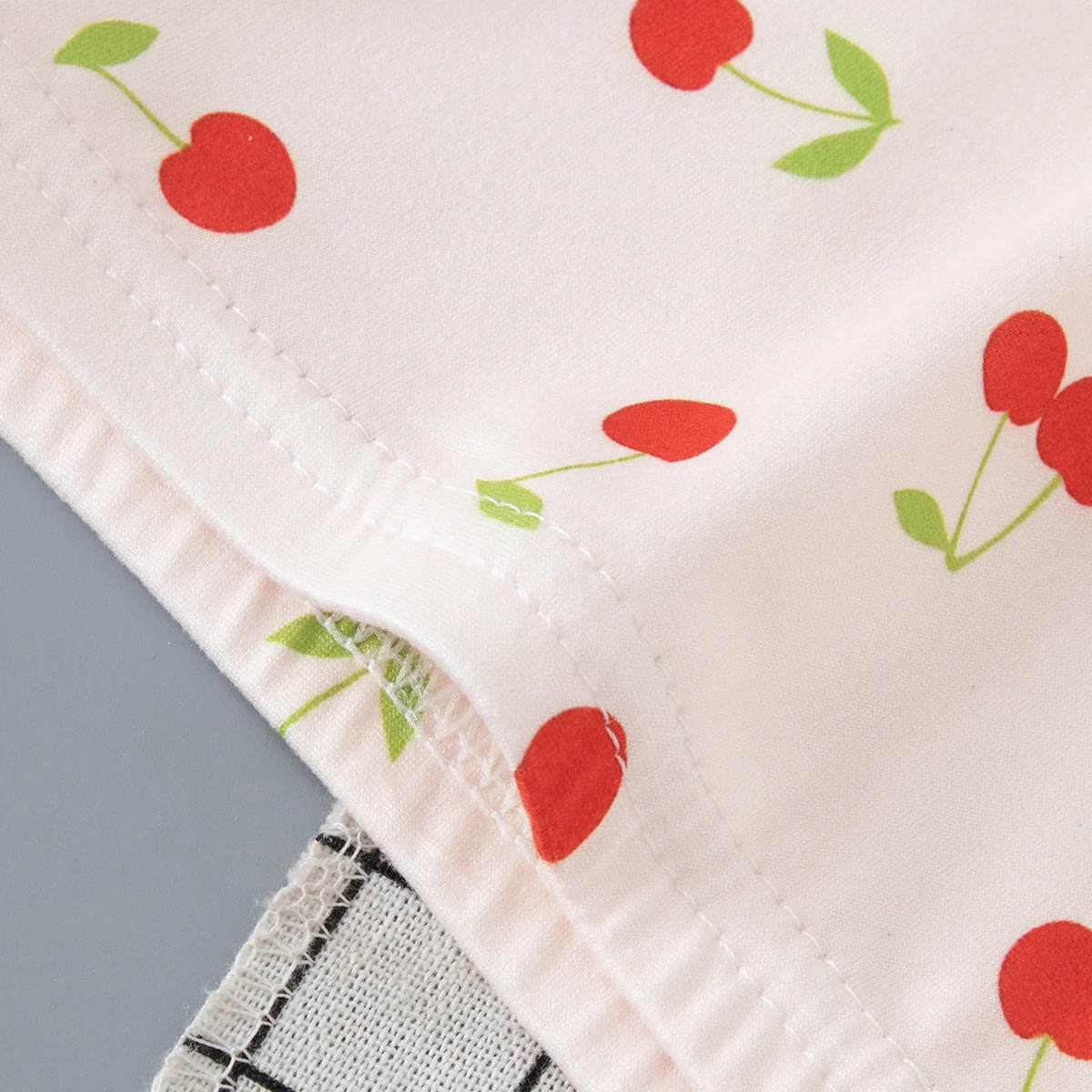 5-teiliges Set süßer Unterwäsche für Mädchen für alle Jahreszeiten, bequeme Boxershorts mit Schleifendruck als Basis-Shorts für zu Hause. – Detail 17