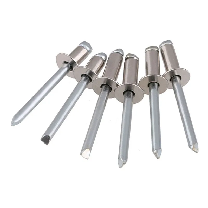 Stainless Steel Flat Countersink Open Pull Blind Rivets Bolt Dropper Self-plugging Rivet Decoration Nail Blindniete