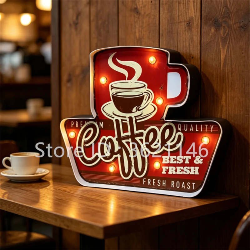 Vintage Decoration Signs for Bar, Pub, Home, Restaurant, Cafe Decor Wall Hanging Decoration Coffee Sign Plaques