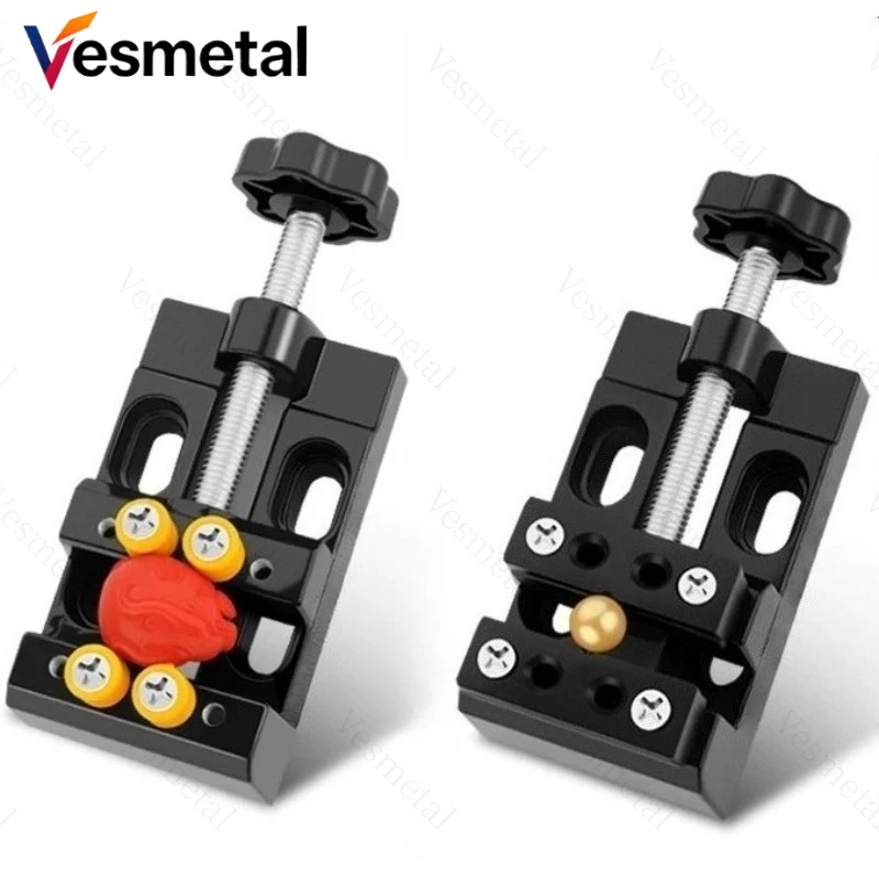 Mini Universal Parallel Flat Table Clamp, Mini Vice Fixing Tool for Watch Repair, Jewelry DIY, Sculpture & Carving Craft