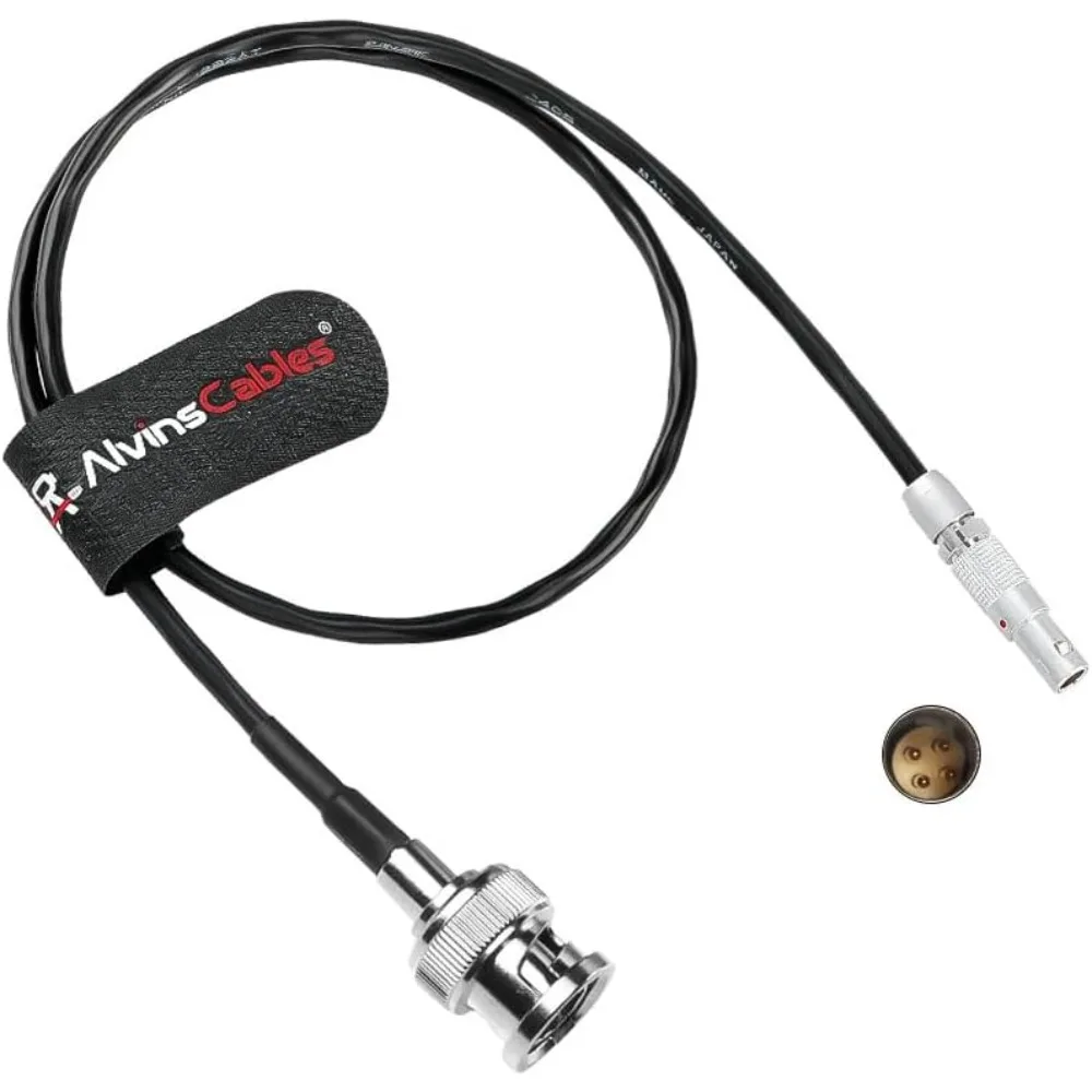 

Alvin's Cables Teradek RT Run Stop Cable for Phantom 4K Gold Camera, 4 Pin to BNC RS Cable for Teradek RT Latitude MDR Receiver