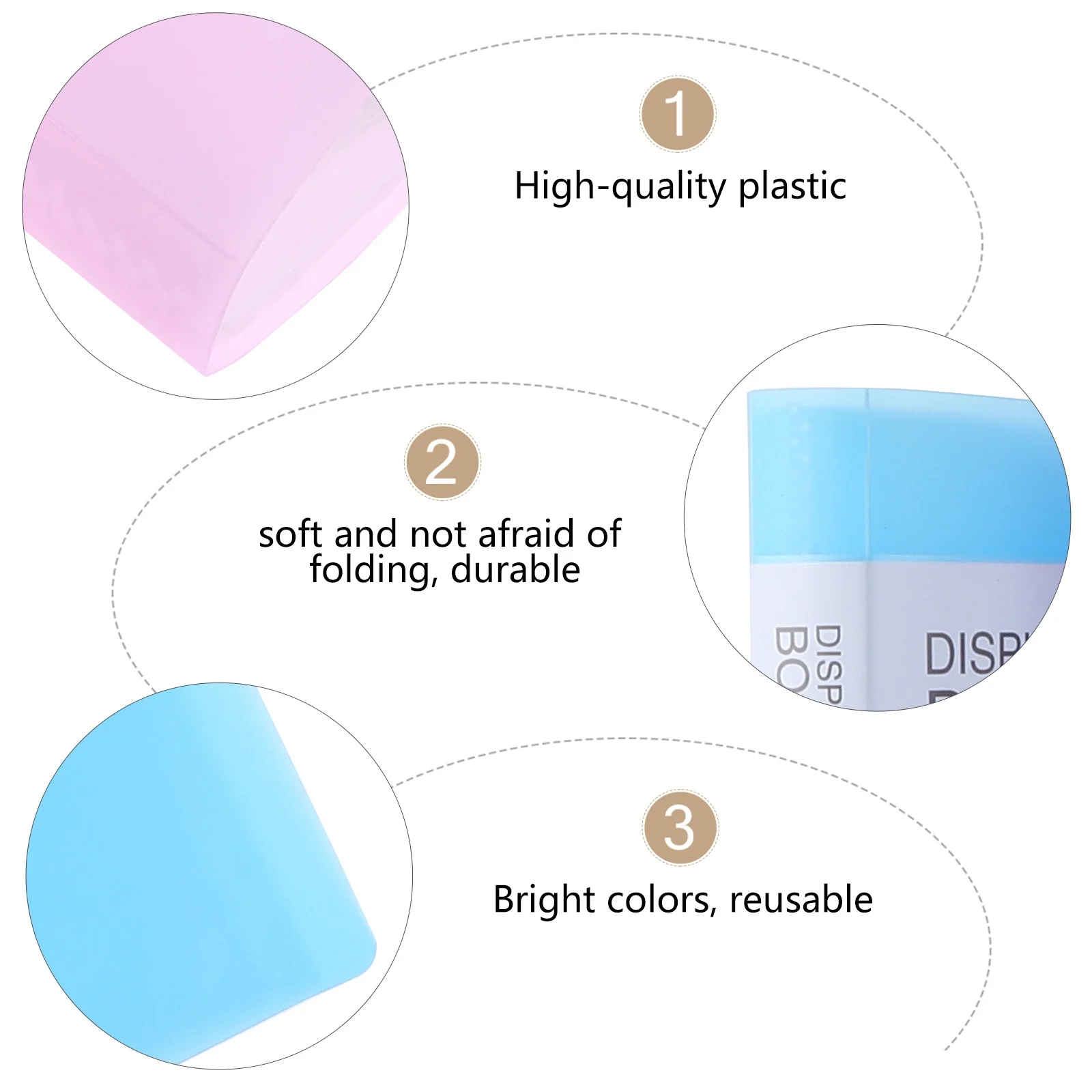 

2Pcs A4 Plastic File Folders Office Document Holders Large Capacity Paper Sorting Practical Storage Files for Teachers Students