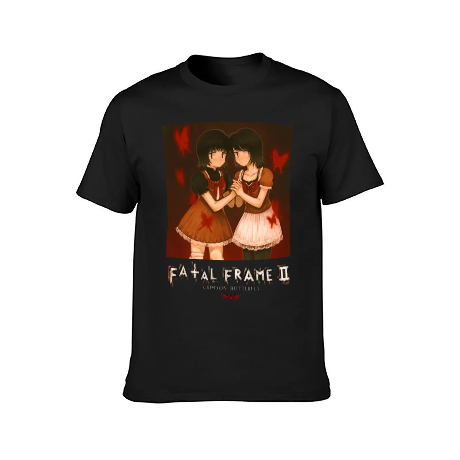 Fatal Frame II - Mayu & Mio T-Shirt oversizeds funnys for a boy big and tall t shirts for men