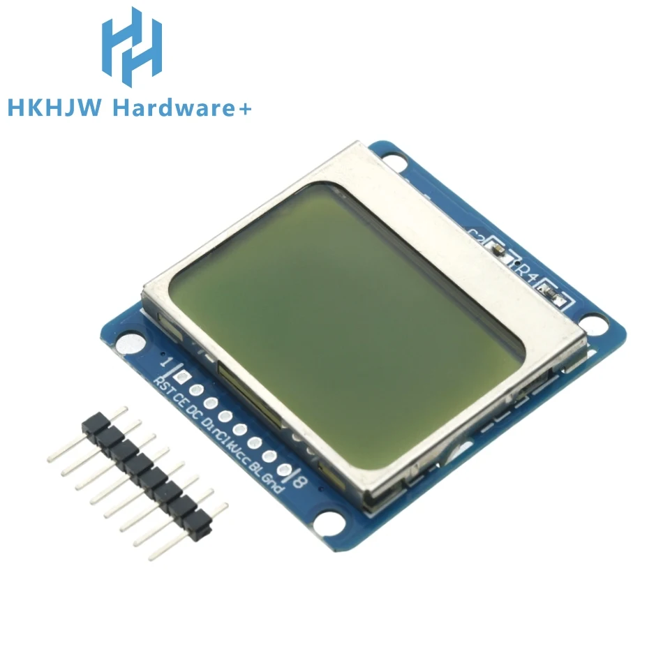 شاشة LCD عالية الأداء باللون الأحمر/الأزرق PCB 84*48 Nokia 5110، تتميز بـ 12864 و1602، وحدة 3310 المتوافقة #4