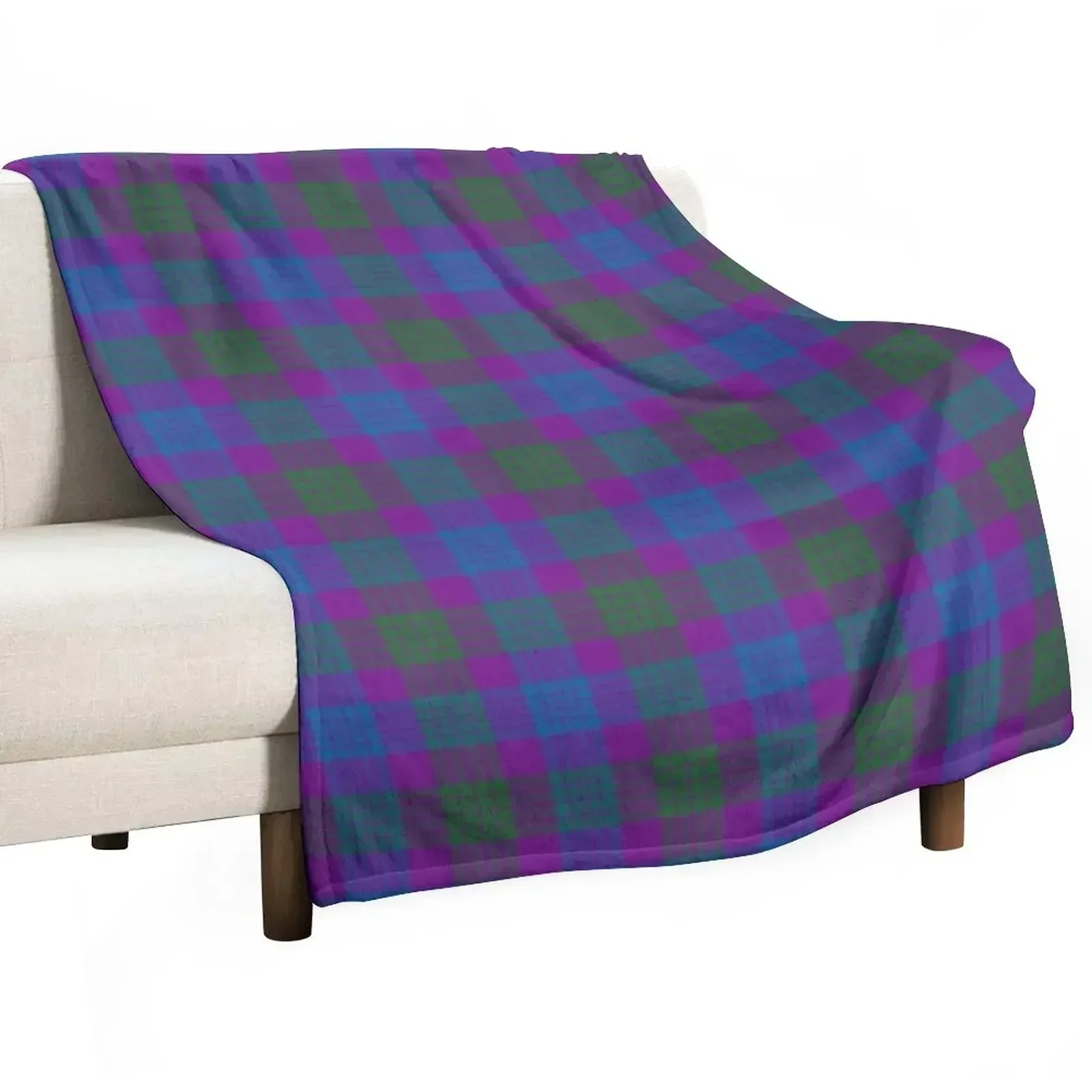 

Clan Lang Tartan Throw Blanket Luxury Brand For Decorative Sofa Loose Sleeping Bag Blankets