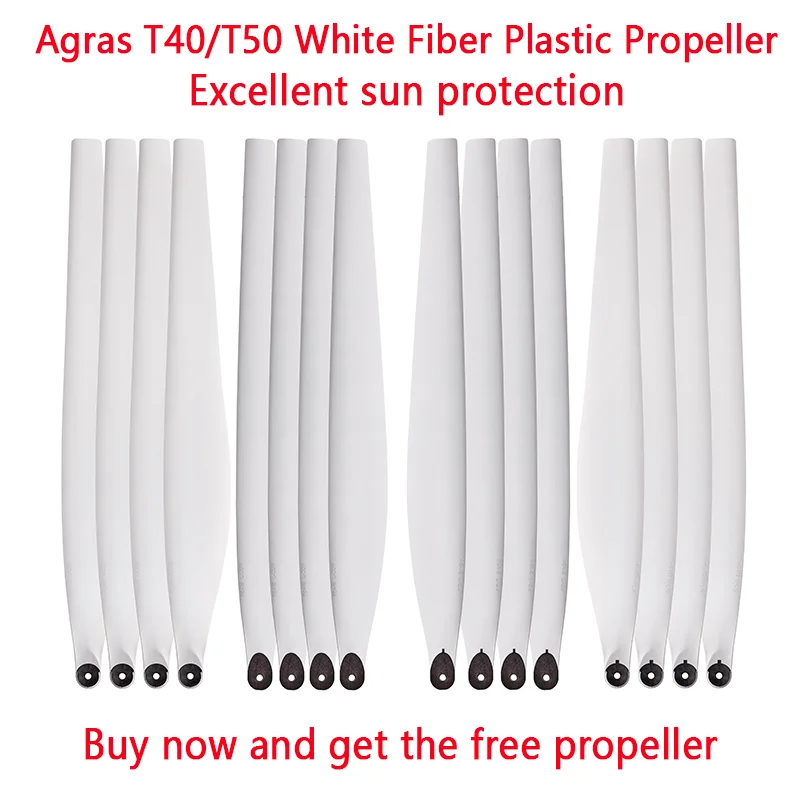Copy Agras T20P/T40/T50 U5413 L5415 Carbon Fiber Plastic Mix White Propellers for DJI Agras Agriculture Drone Parts Accessories