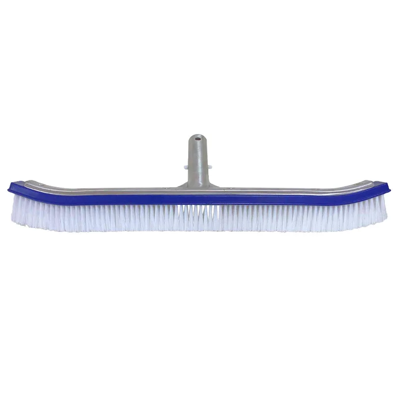18 Inch Aluminum Back Scrub Brush For Swimming Pool Cleaning With 7 2 m Pole