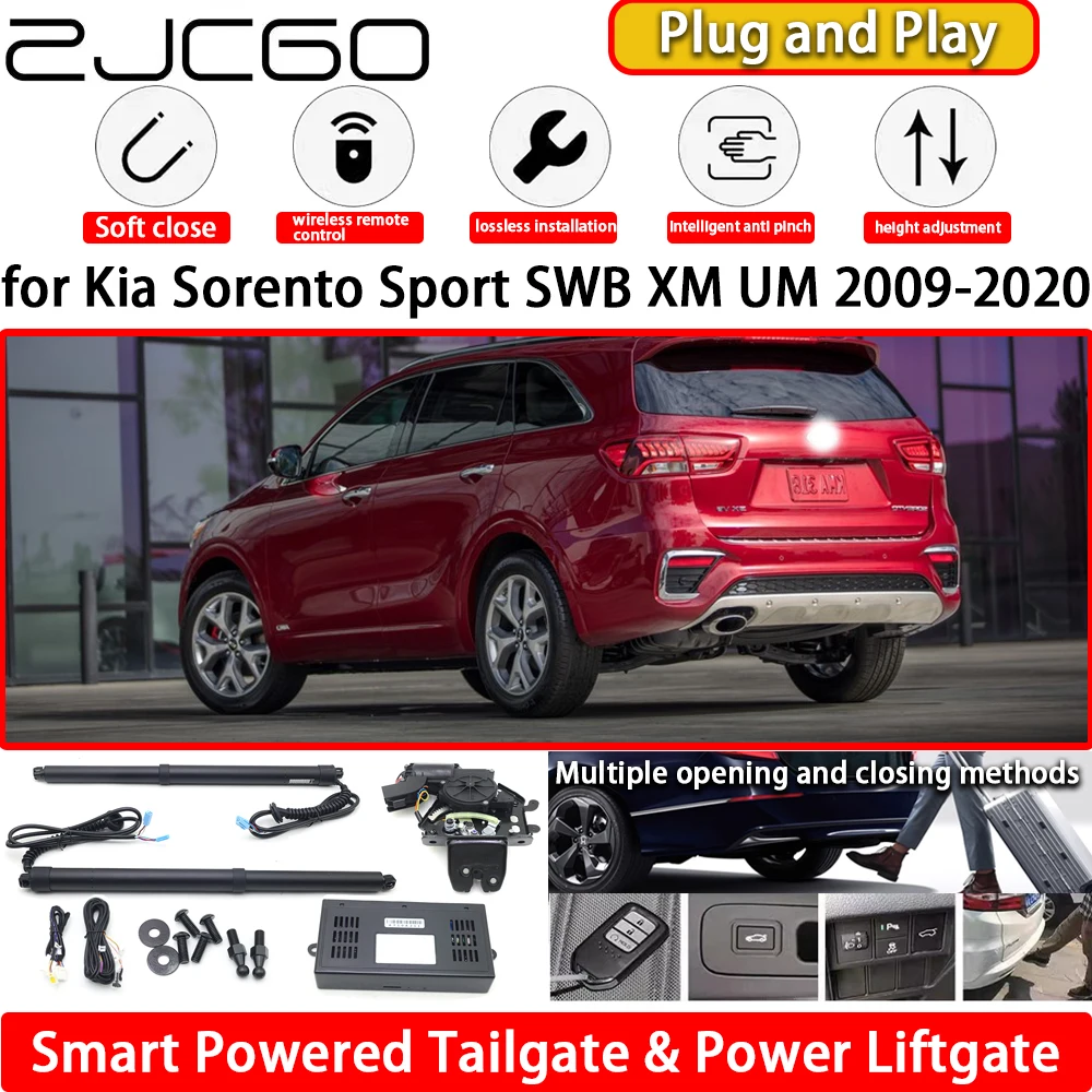 

ZJCGO for Kia Sorento Sport SWB XM UM 2009-2020 OEM Automatic Electric Powered Tailgate Power Liftgate Tail Gate Lift Kit System