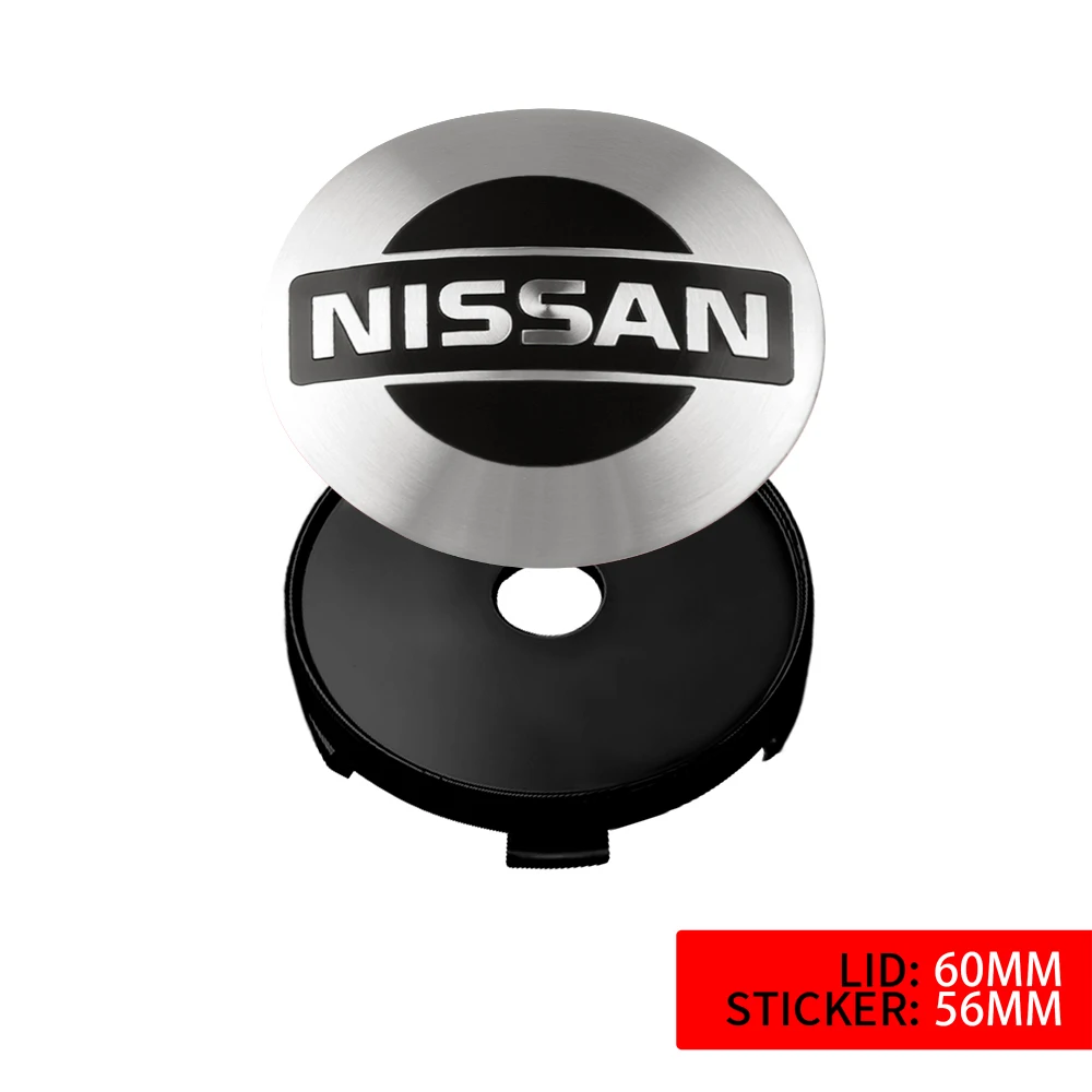 Car Wheel Center Hub Cap Logo Stickers Rim Cover Emblem Decal For Nissan X-trail GTR Nismo Qashqai Note Juke Sentra Patrol Micra