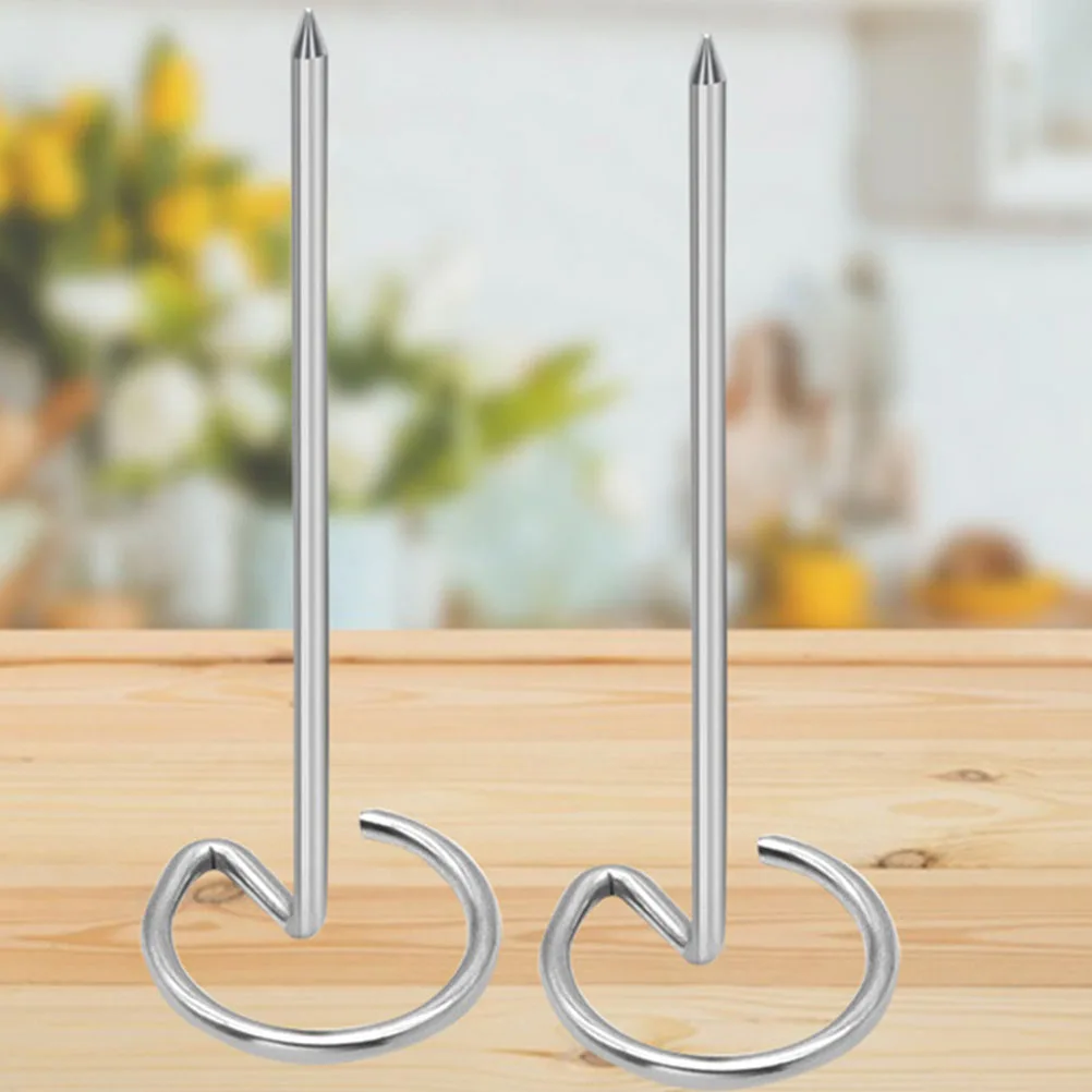 

20 Pcs Stainless Steel Baking Tag Fryer Skewers Bbq Metal for Grilling Barbecue Sign