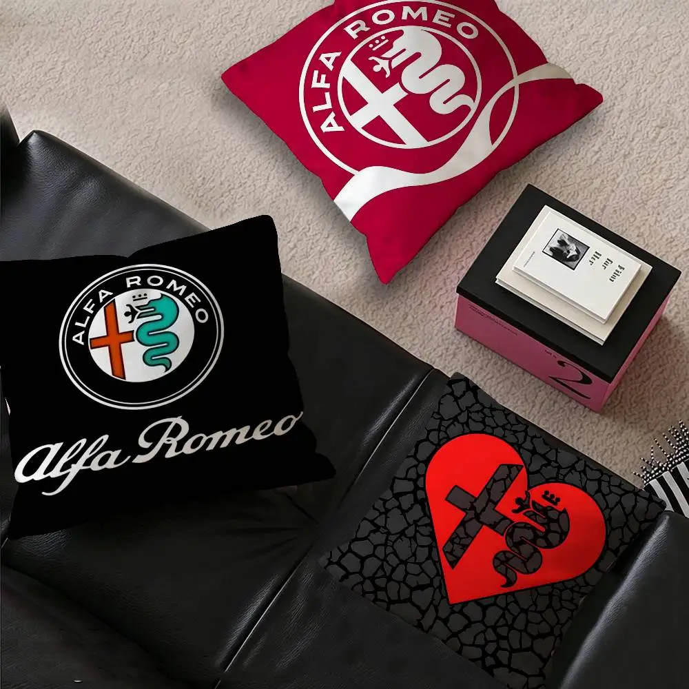 Hot Car A-Alfa Cool R-Romeoes Cushion Cover Decorative Pillow Sofa Home Decor Case Pillow Cases