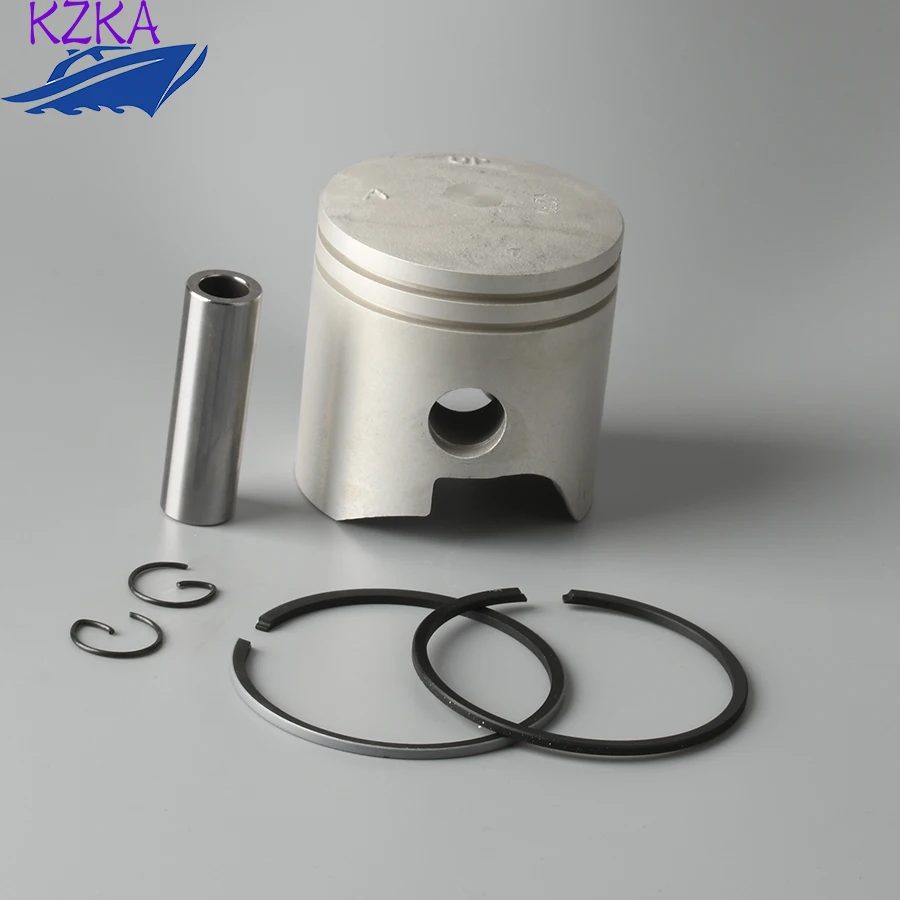 6E7-11636-00 Piston Kit (0.50Mm O/s) for Yamaha Outboard Motor 2-stroke 9.9HP 13.5HP 15HP D56.5MM Parsun Hidea 6E7-11636